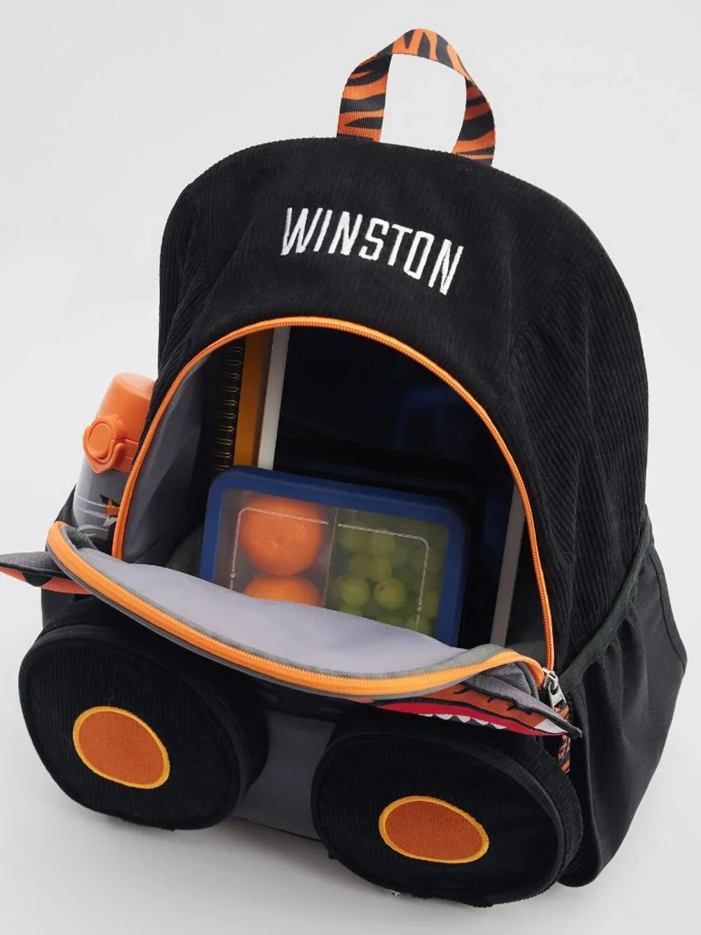 Pottery Barn Mackenzie Hot Wheels Monster Trucks Tiger Shark Backpack NEW